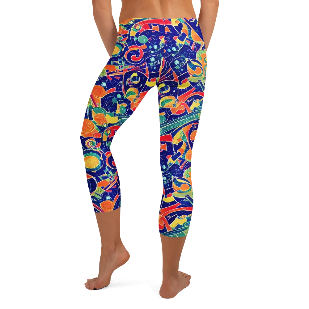 Solar Syntax on Capri Leggings — Back