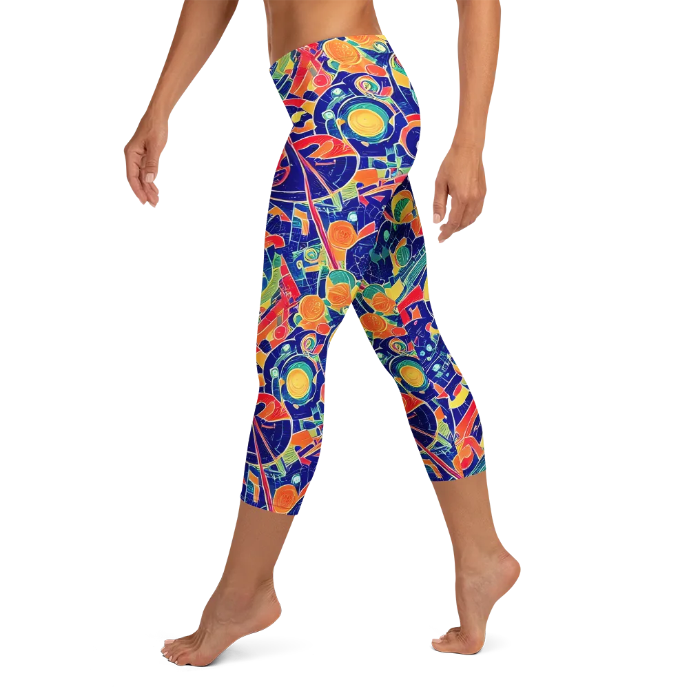 Solar Syntax on Capri Leggings — Left