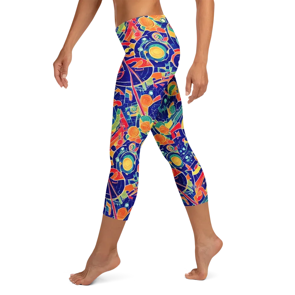 Solar Syntax on Capri Leggings — Left