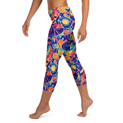 Solar Syntax on a Capri Leggings