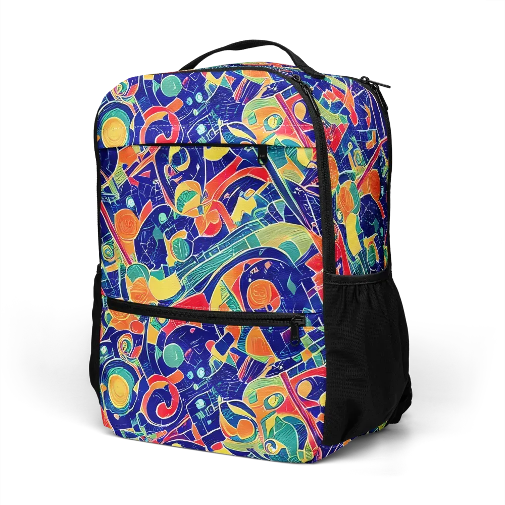 Solar Syntax on Utility Backpack — Left Front