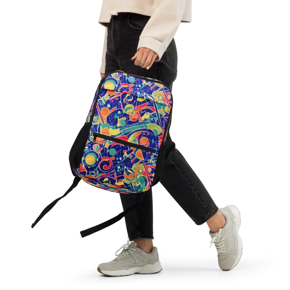 Solar Syntax on Utility Backpack — Front