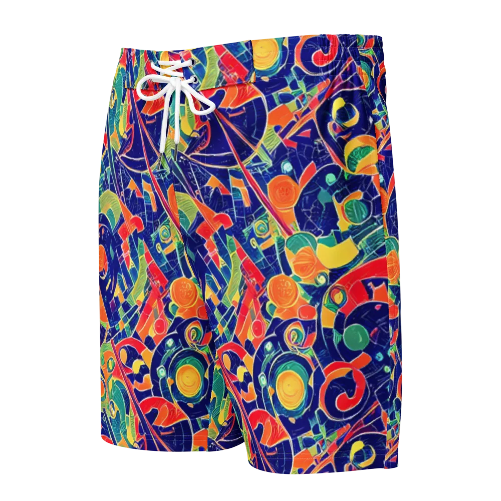 Solar Syntax on Men's Board Shorts — Front