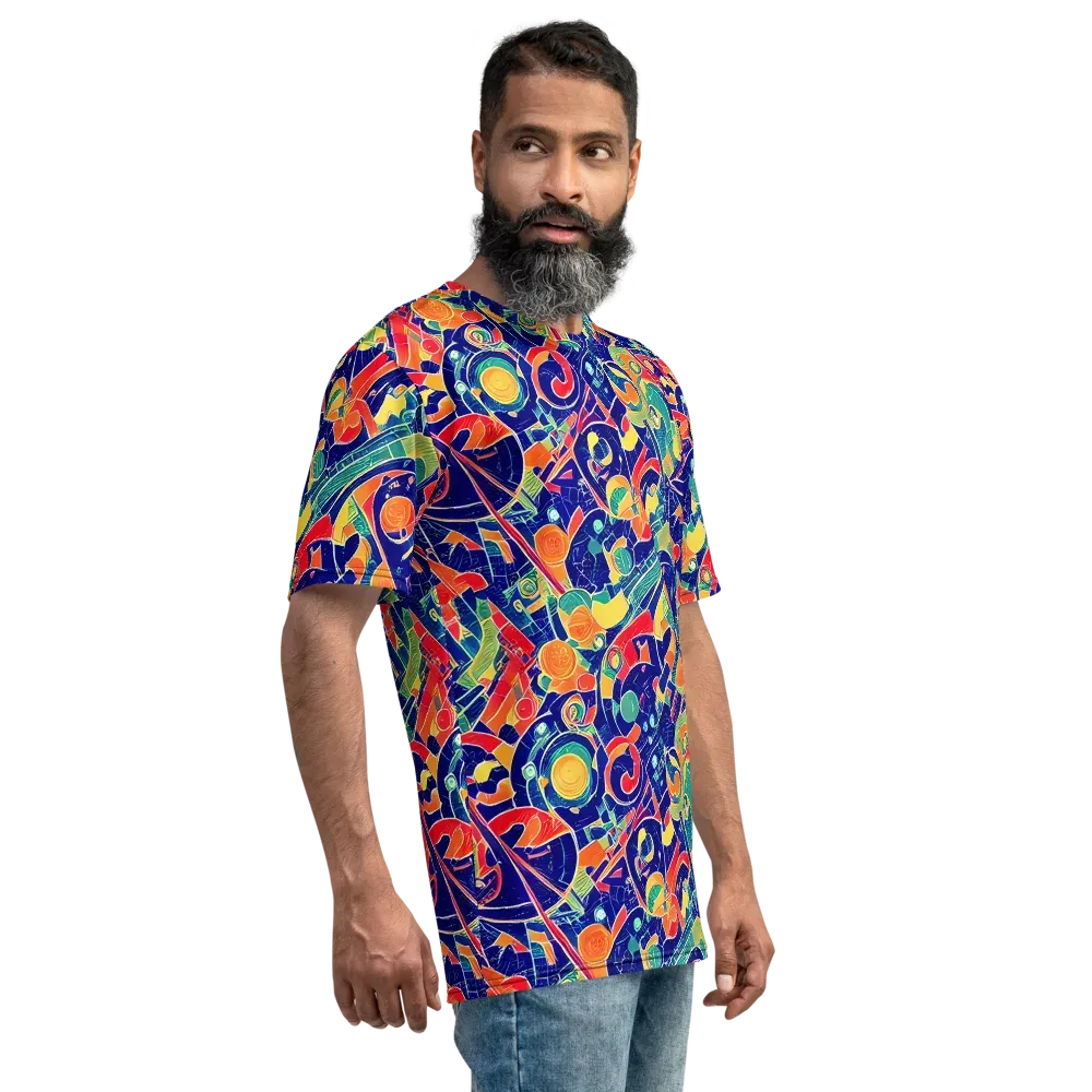 Solar Syntax on Men's Crew Neck T-Shirt — Right