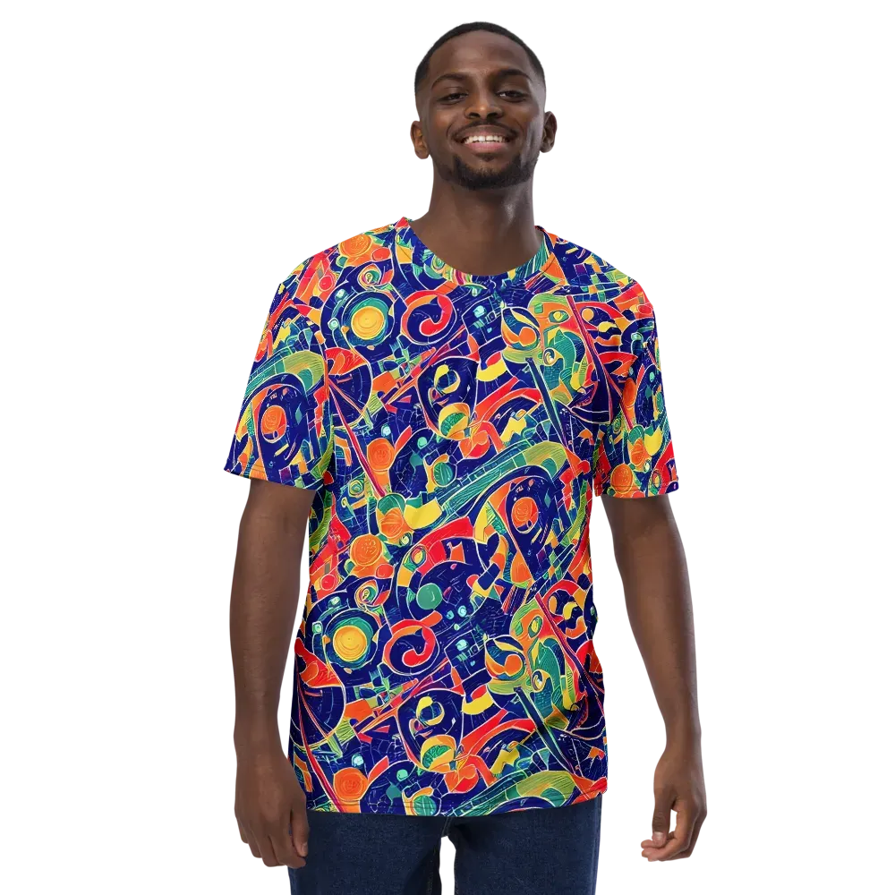 Solar Syntax on Men's Crew Neck T-Shirt — Front