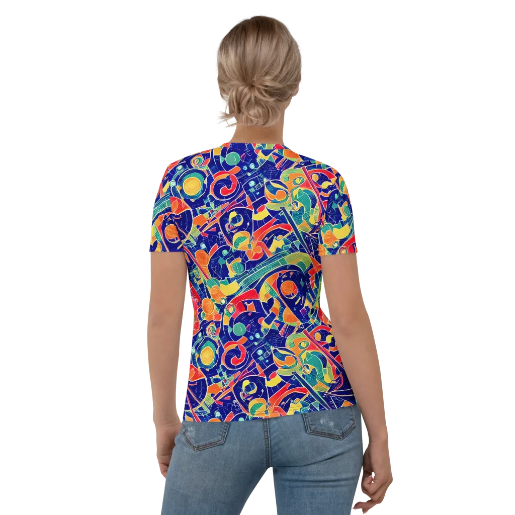 Solar Syntax on Women's Crew Neck T-Shirt — Back
