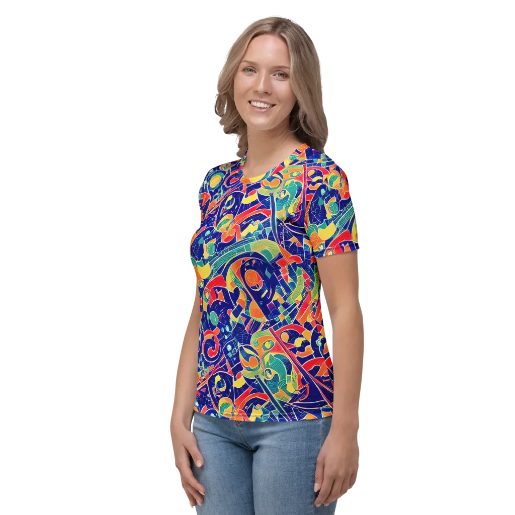 Solar Syntax on Women's Crew Neck T-Shirt — Left