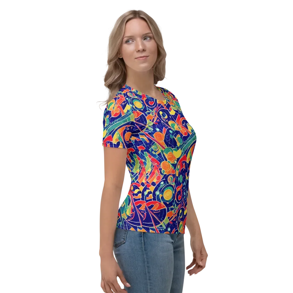 Solar Syntax on Women's Crew Neck T-Shirt — Right