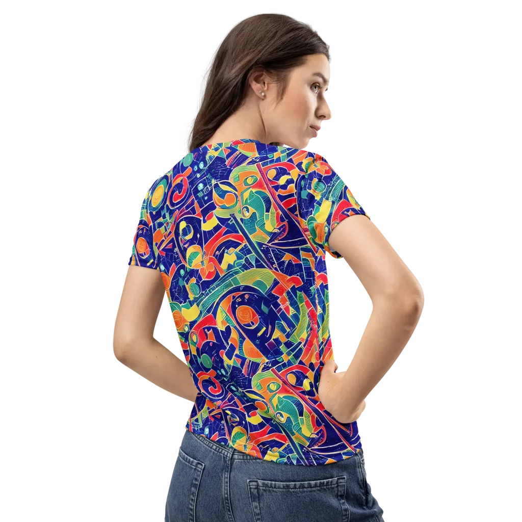 Solar Syntax on Women's Crew Neck T-Shirt — Back