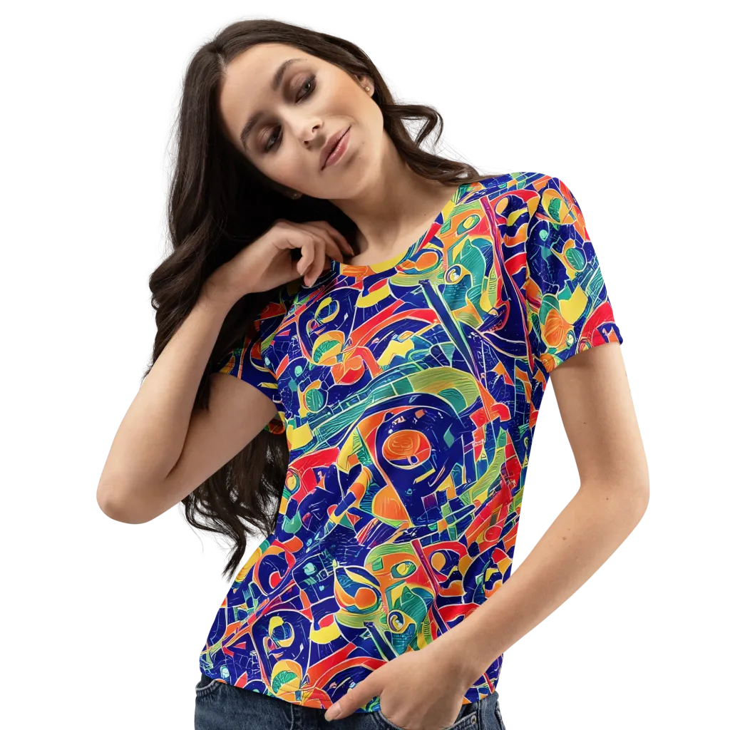 Solar Syntax on Women's Crew Neck T-Shirt — Left Front