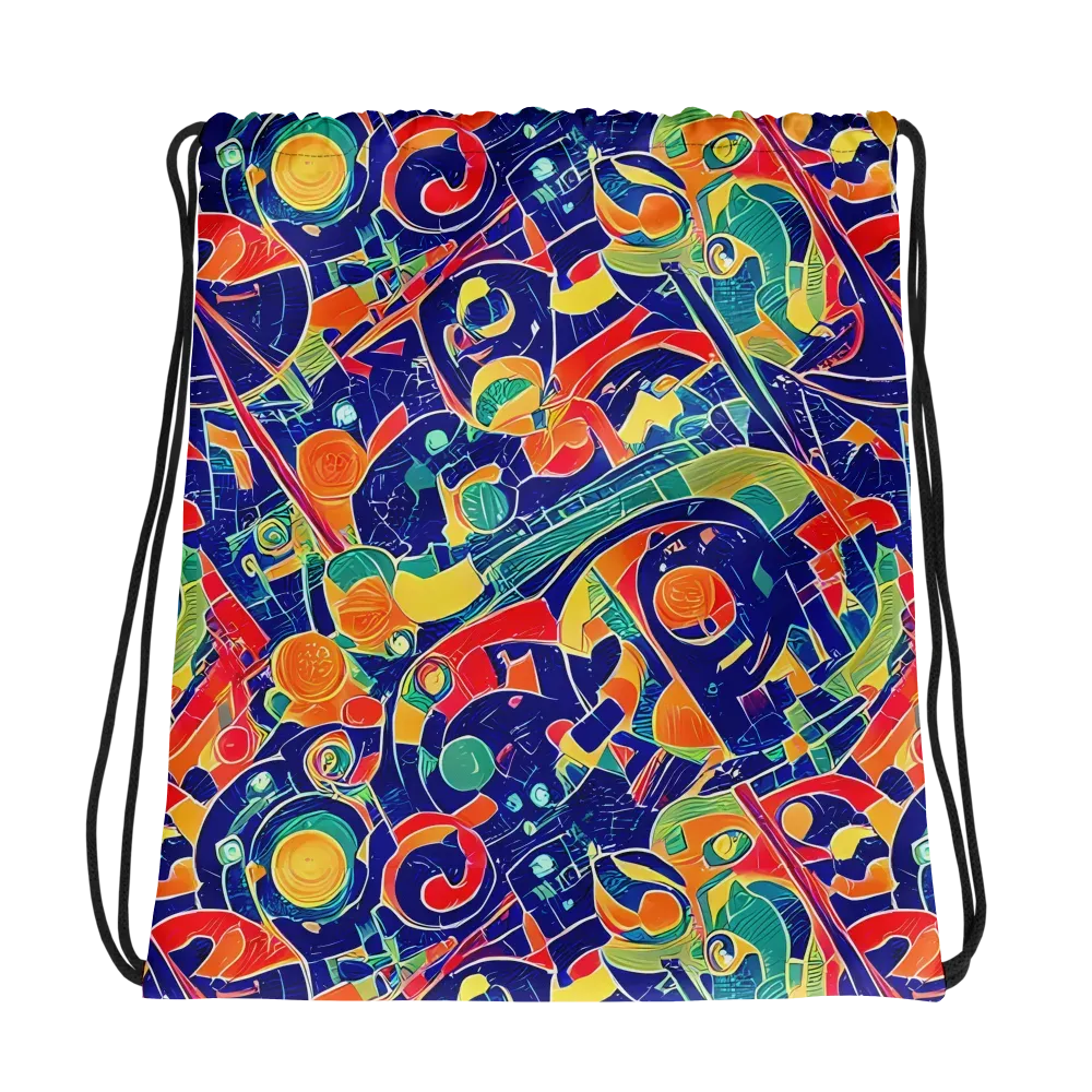 Solar Syntax on Drawstring Bag — Photo