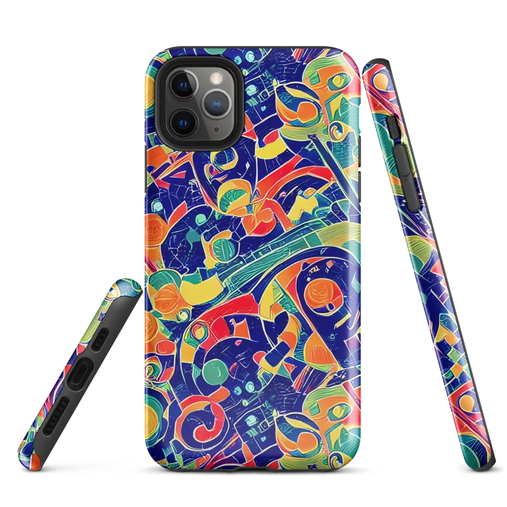 Solar Syntax on Tough Case for iPhone® — Front