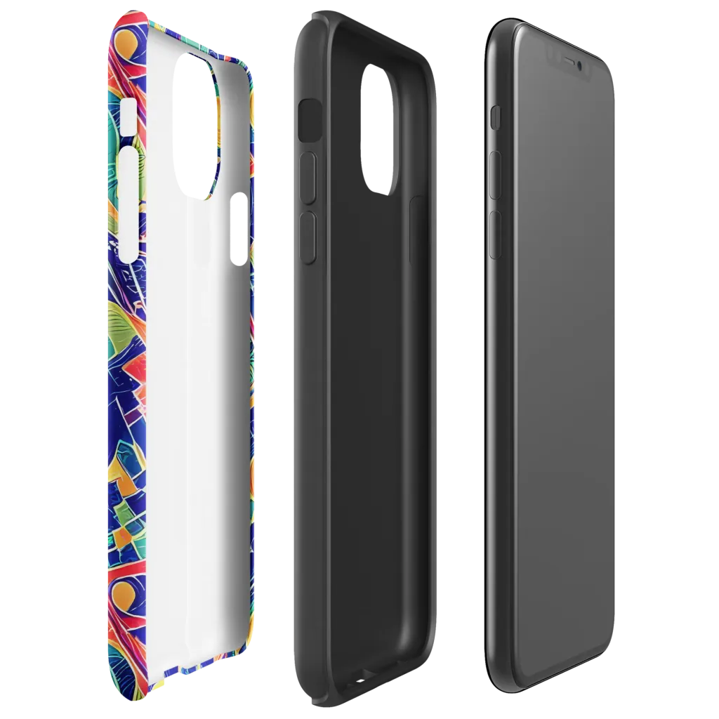 Solar Syntax on Tough Case for iPhone® — Right