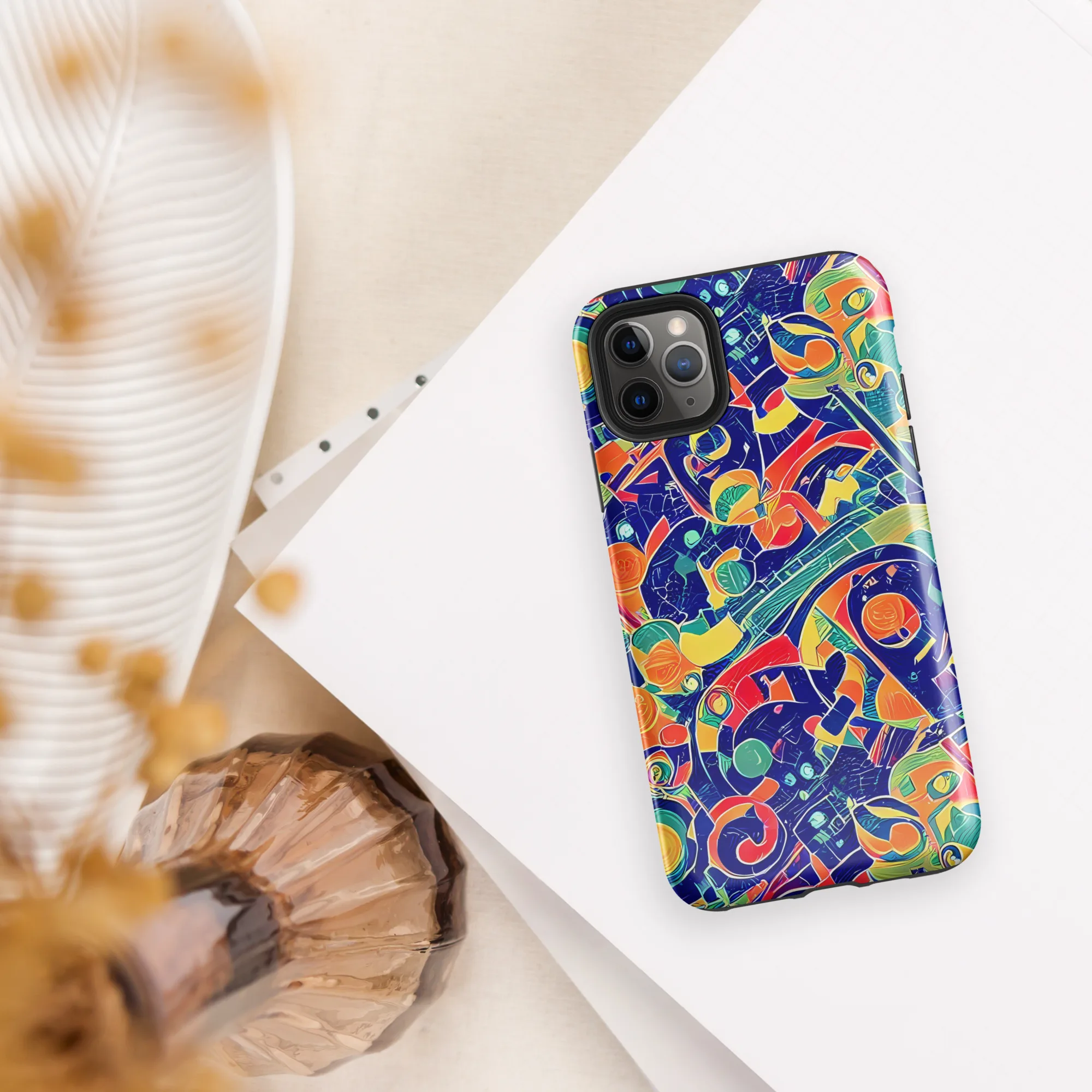 Solar Syntax on Tough Case for iPhone® — Front