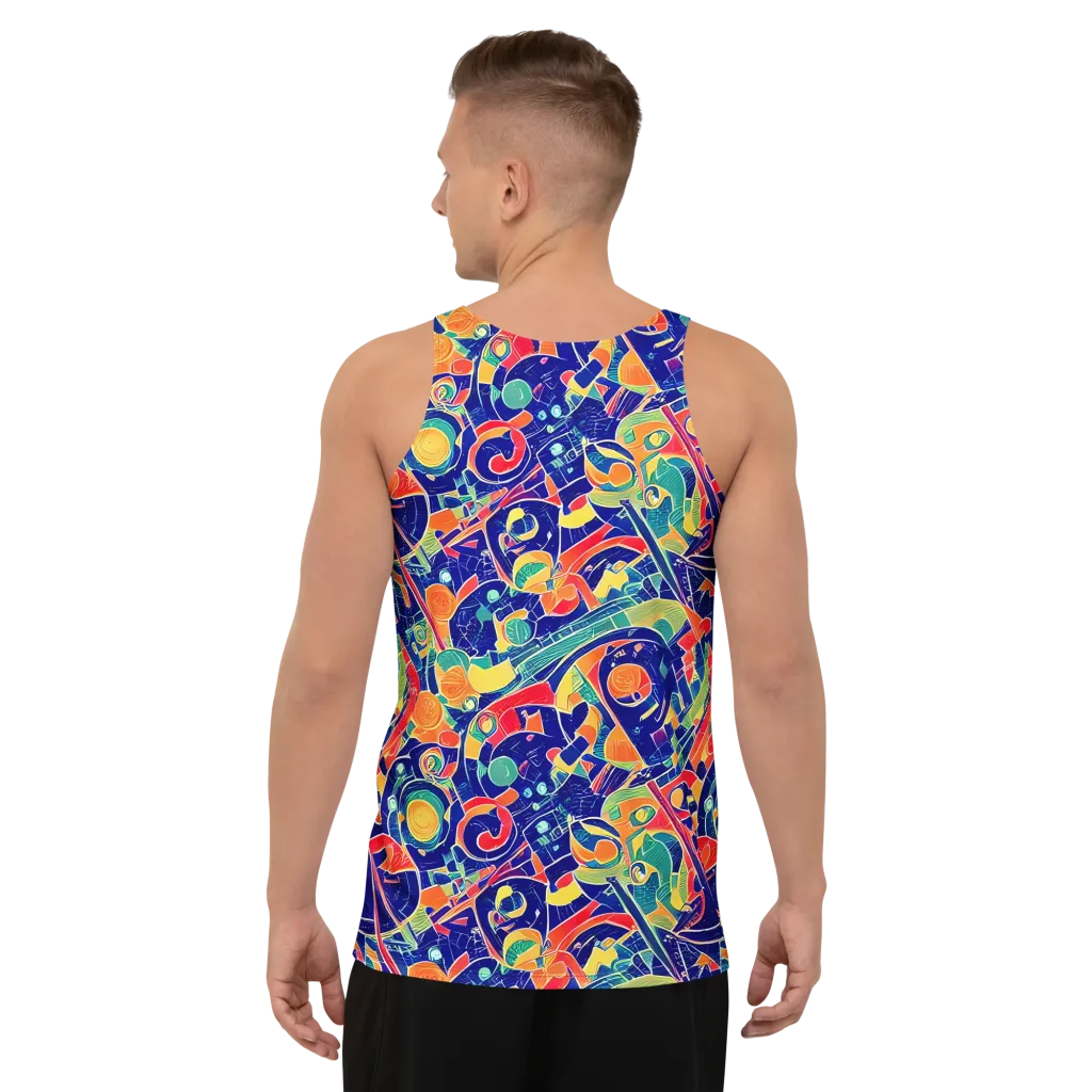 Solar Syntax on Men's Tank Top — Back