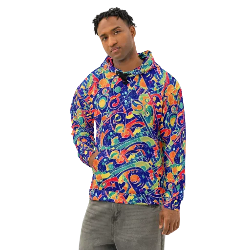Solar Syntax on a Cotton Hoodie