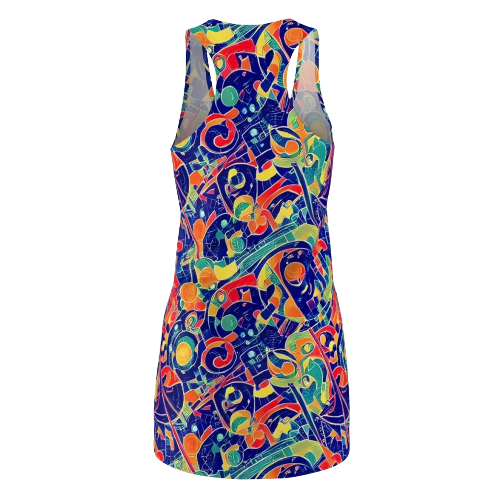 Solar Syntax on Racerback Dress — Back