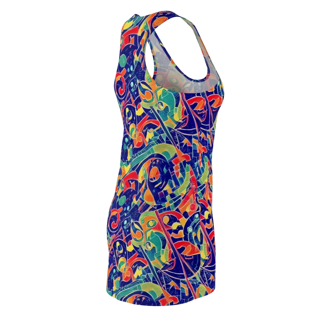 Solar Syntax on Racerback Dress — Back Side