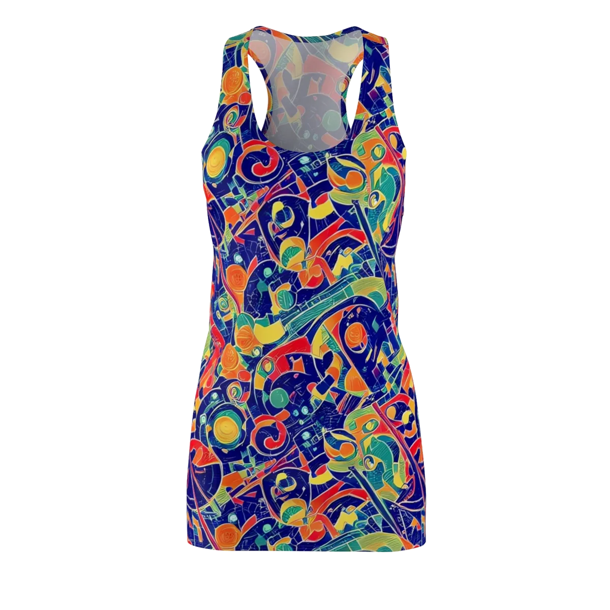 Solar Syntax on Racerback Dress — Front