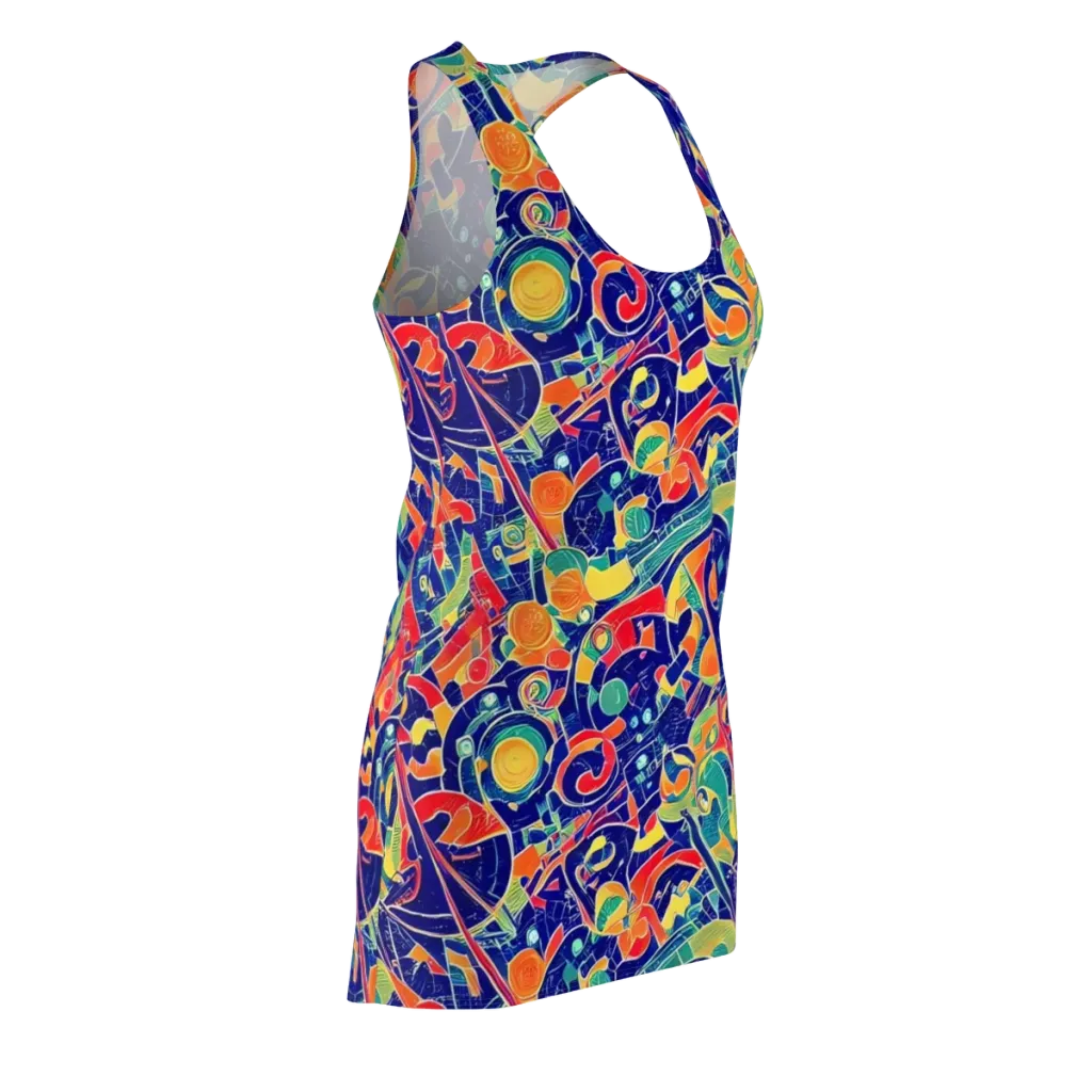 Solar Syntax on Racerback Dress — Front Side