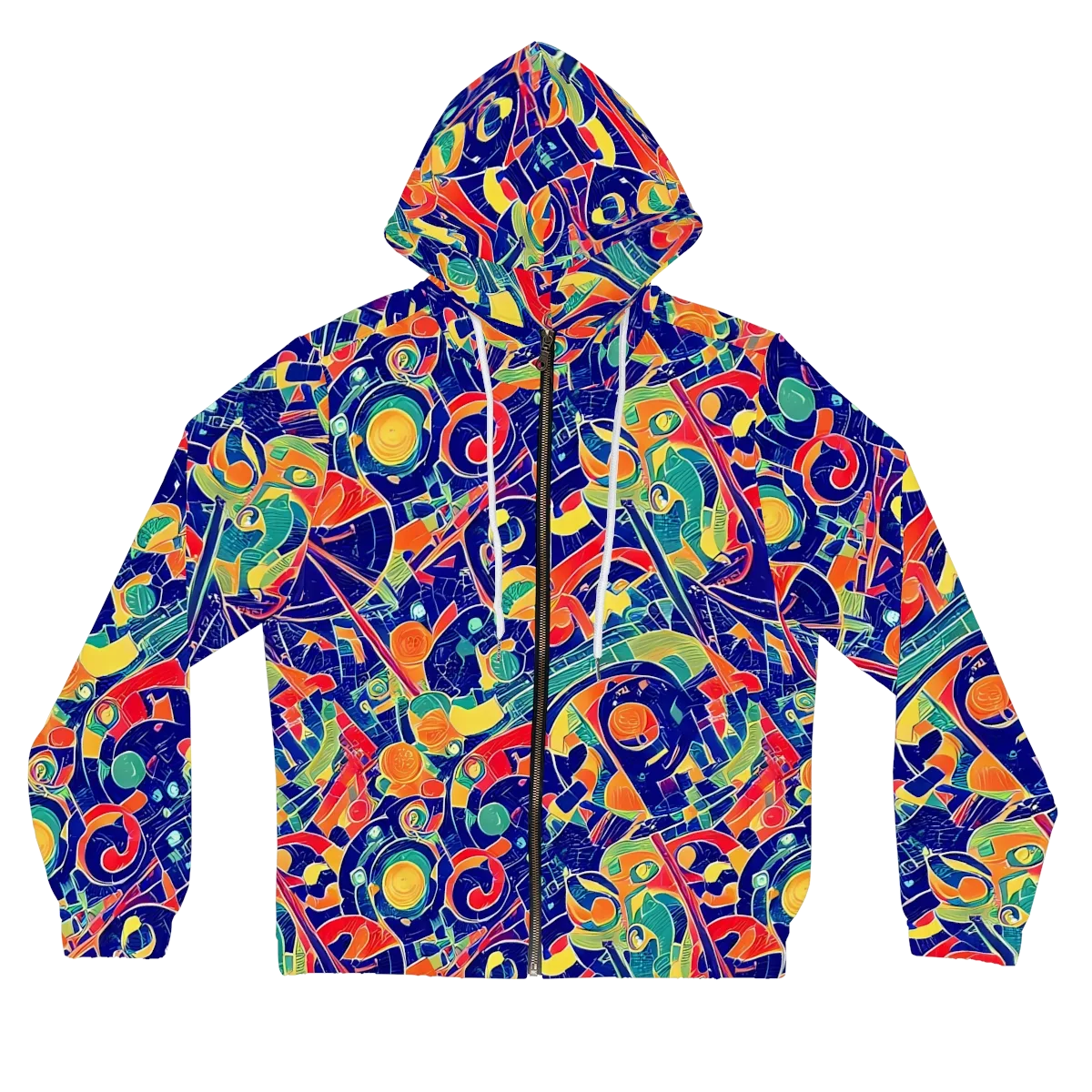Solar Syntax on Women's Full-Zip Hoodie — Front