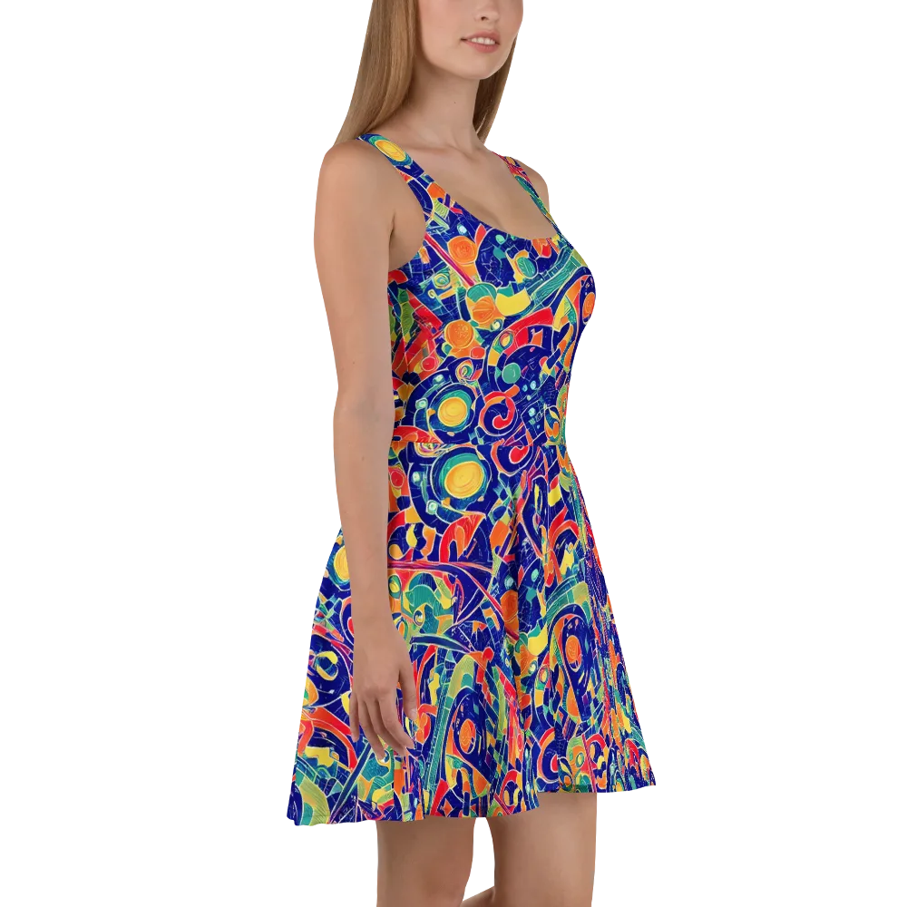 Solar Syntax on Skater Dress — Right
