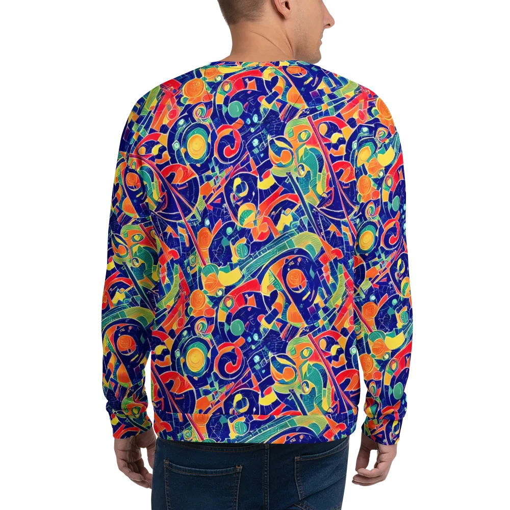 Solar Syntax on Sweatshirt — Back