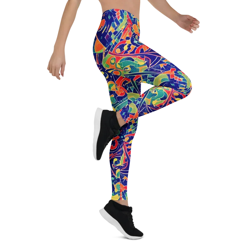 Solar Syntax on Leggings — Right