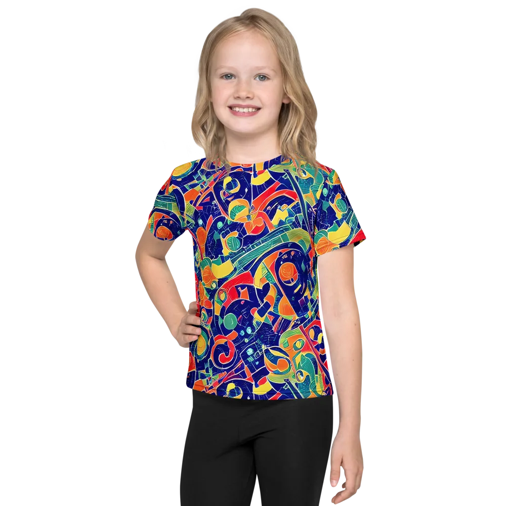 Solar Syntax on Kids Crew Neck T-Shirt — Front