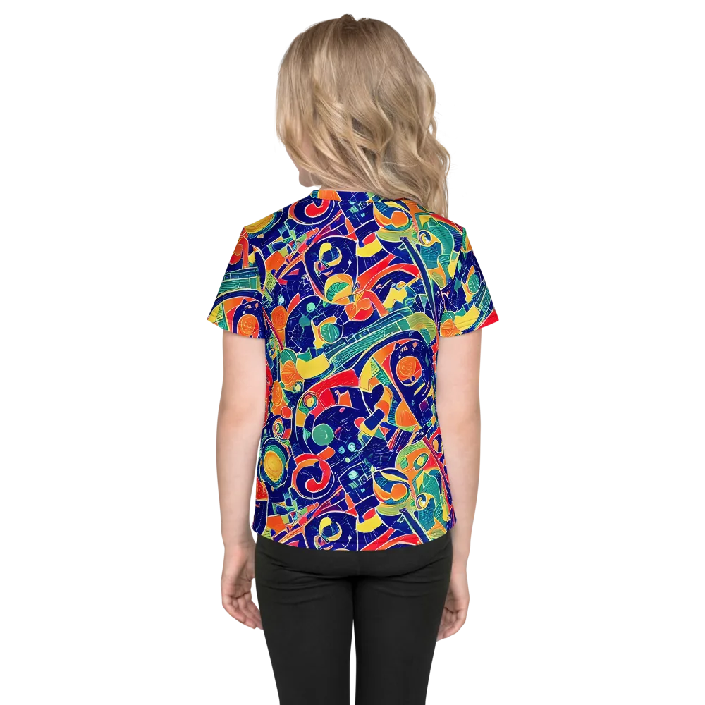 Solar Syntax on Kids Crew Neck T-Shirt — Back