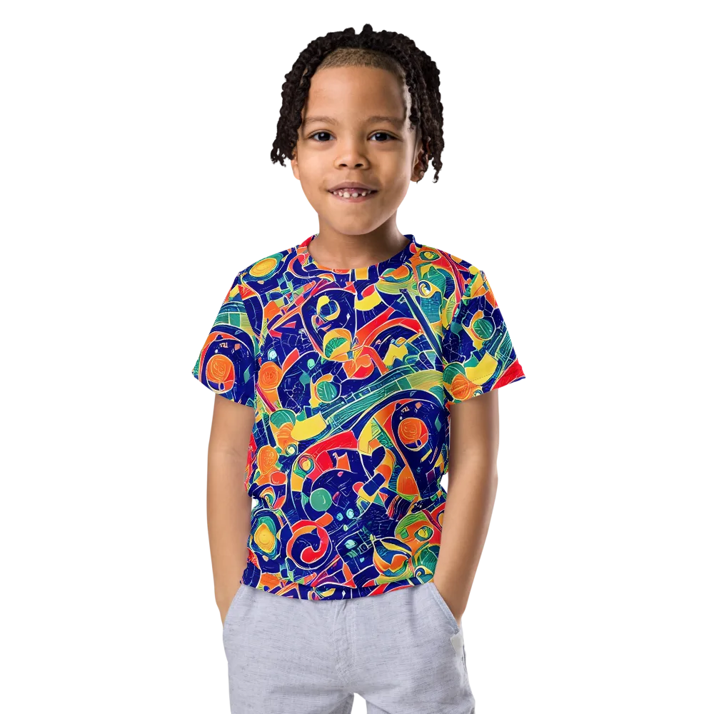 Solar Syntax on Kids Crew Neck T-Shirt — Front