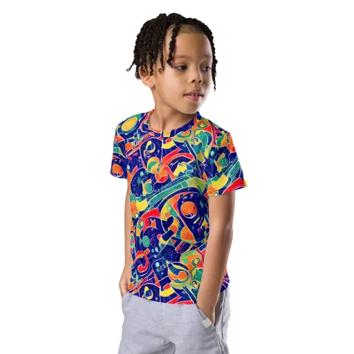 Solar Syntax on a Kids Crew Neck T-Shirt