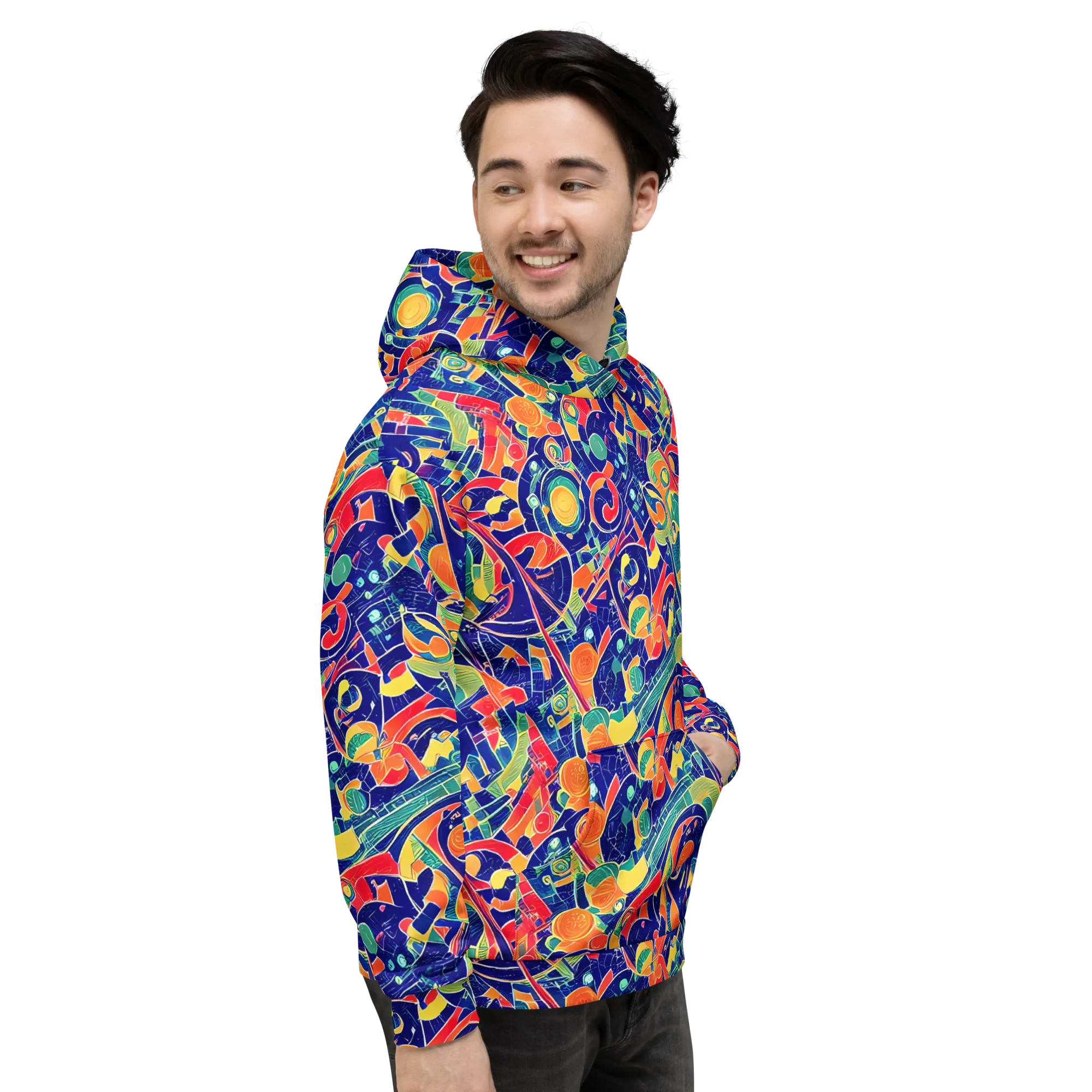 Solar Syntax on Hoodie — Right