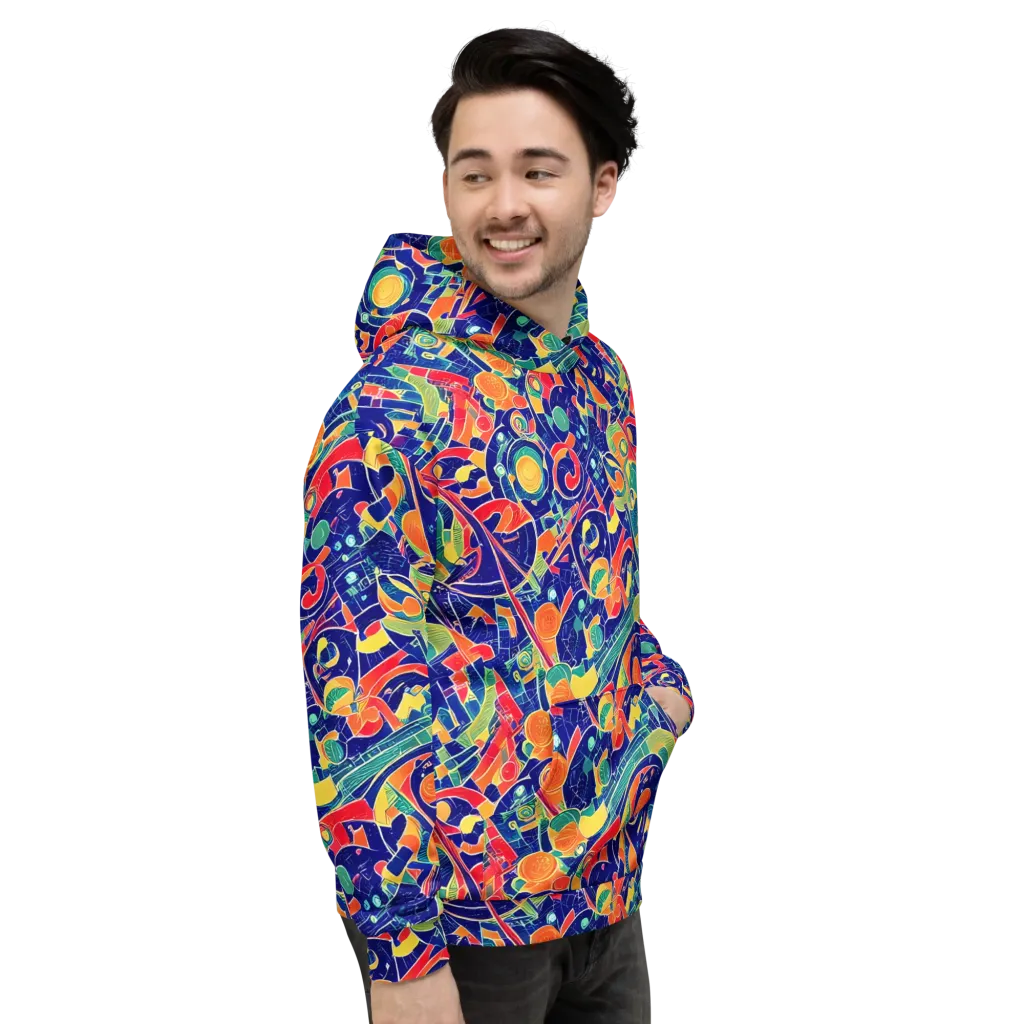 Solar Syntax on Hoodie — Right