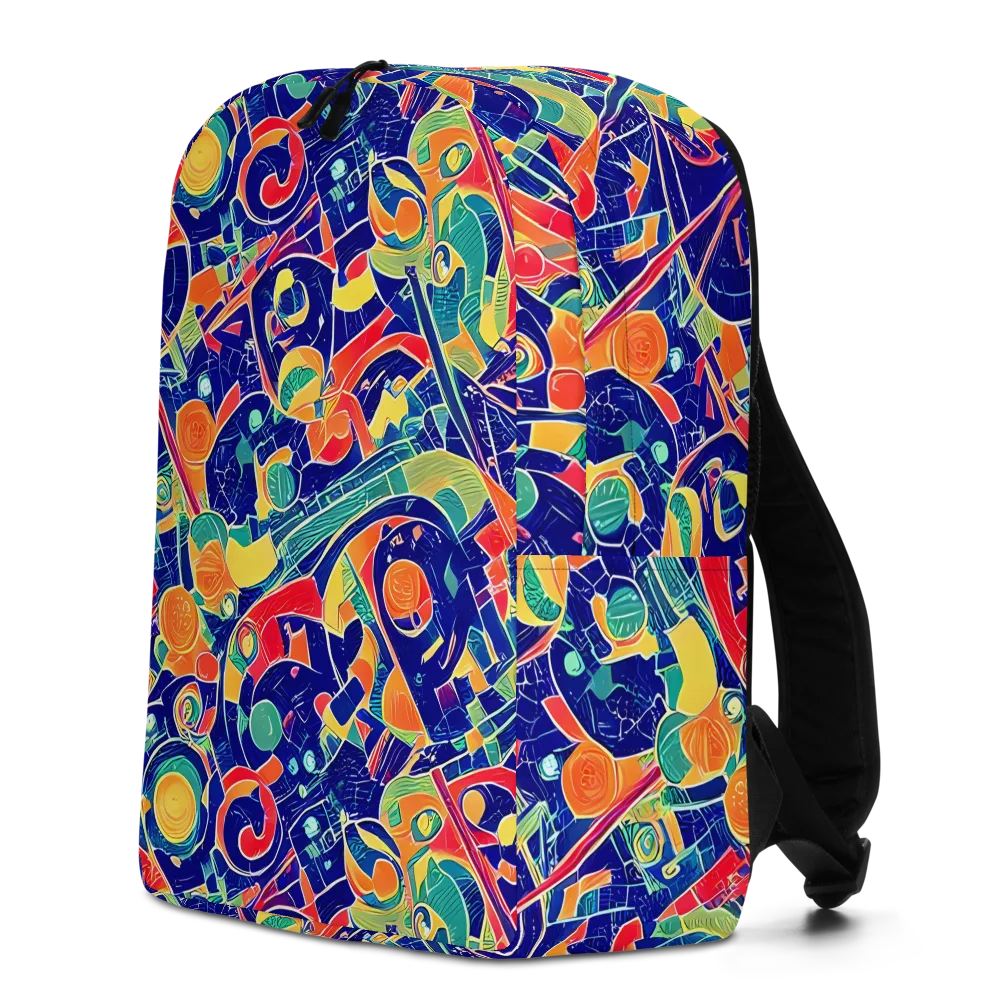 Solar Syntax on Minimalist Backpack — Left