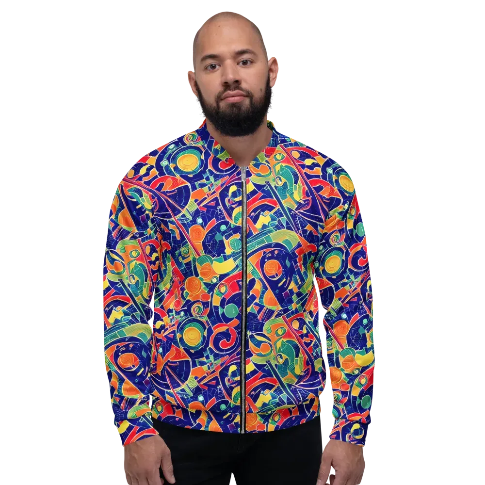 Solar Syntax on Bomber Jacket — Front