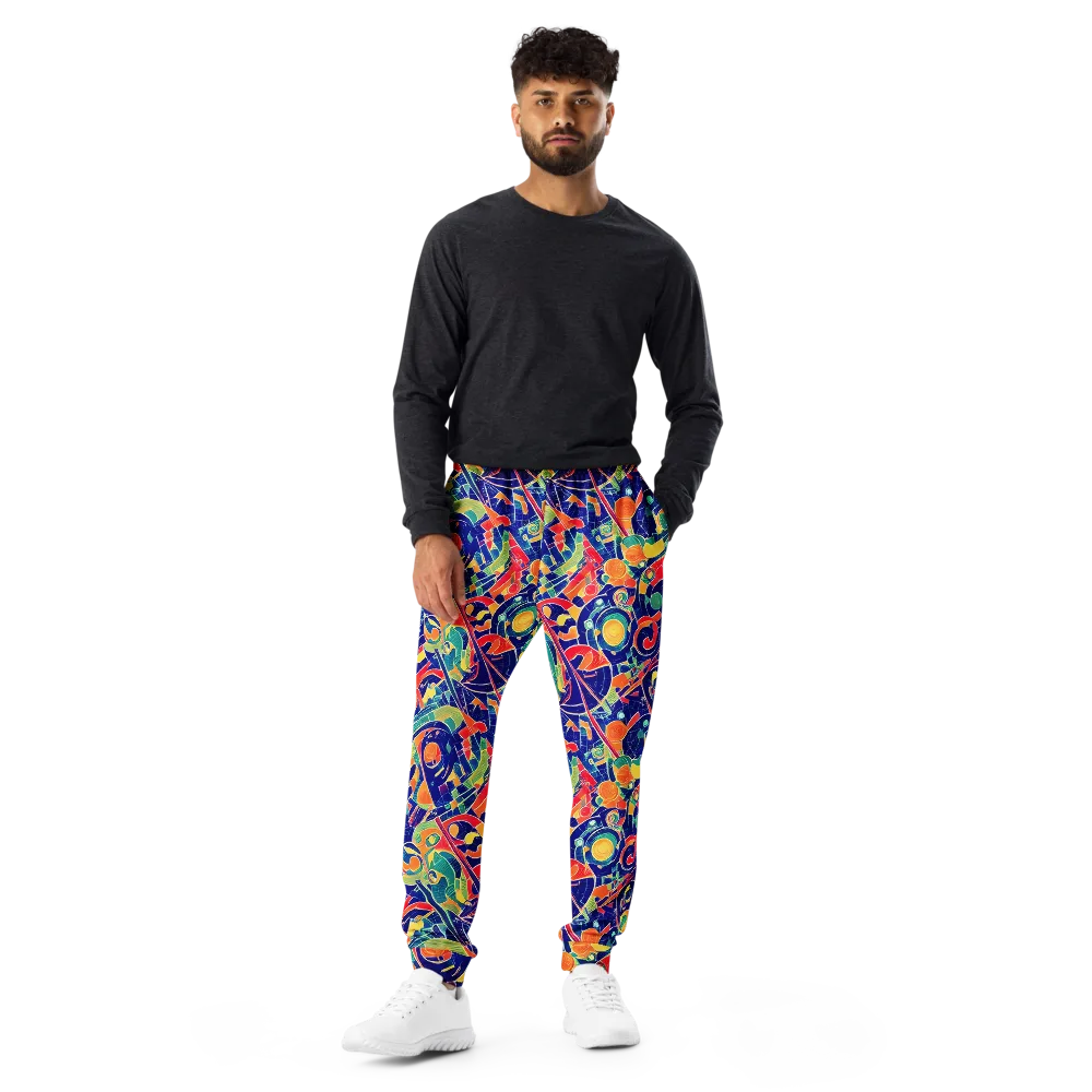 Solar Syntax on Men's Joggers — Front