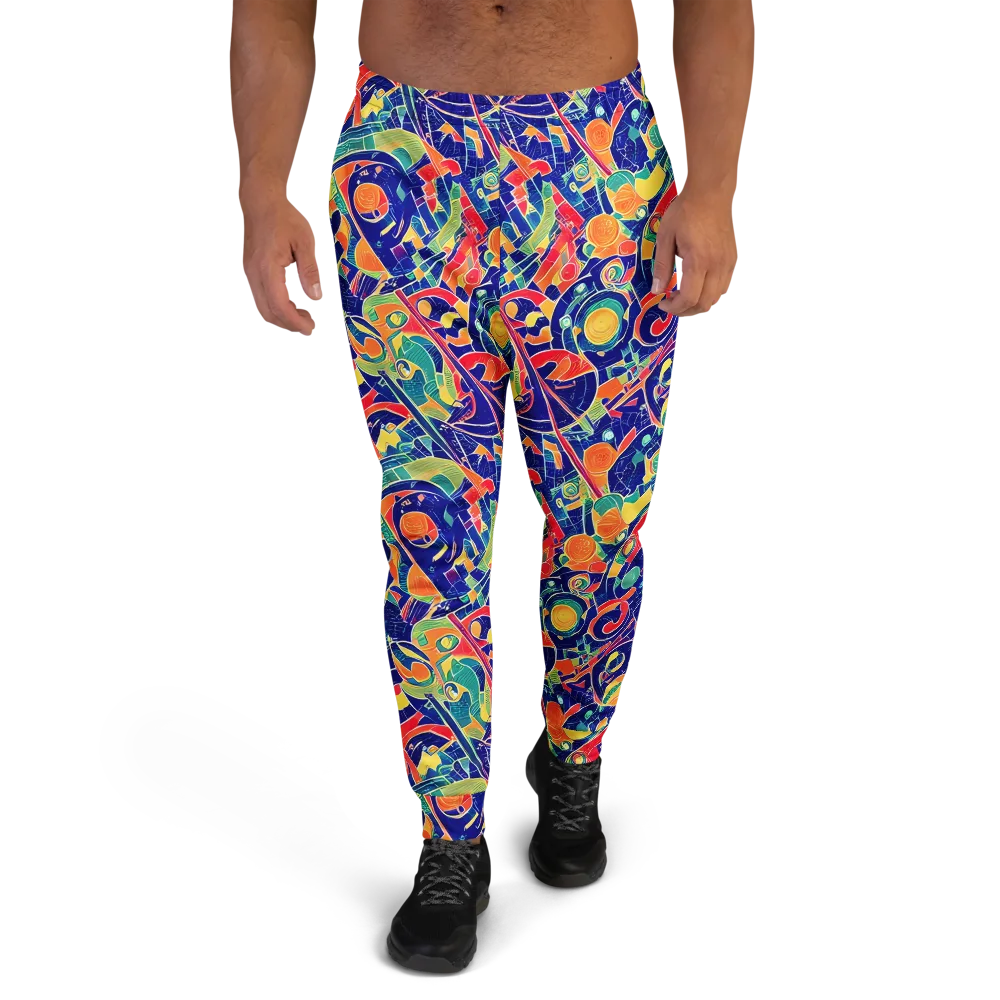 Solar Syntax on Men's Joggers — Front