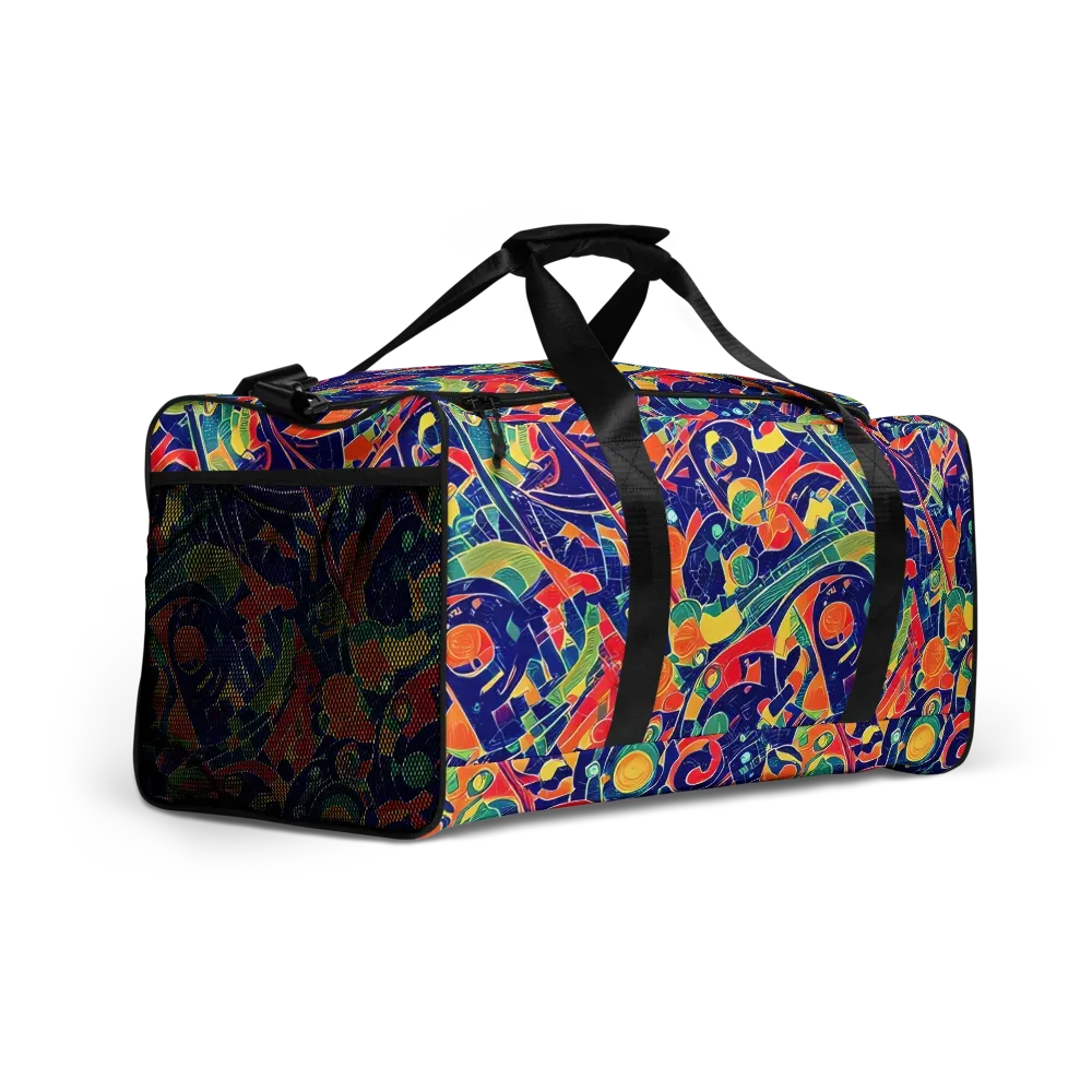 Solar Syntax on Duffle Bag — Right Front