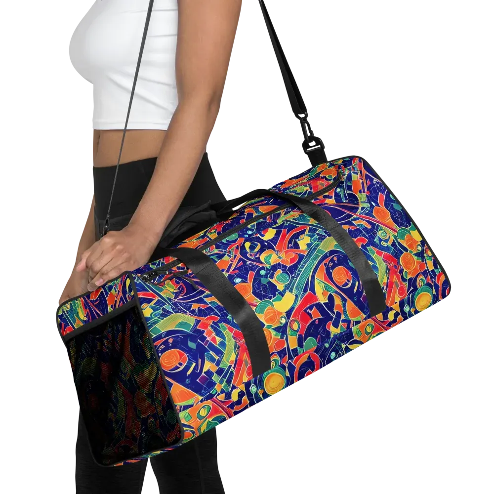 Solar Syntax on Duffle Bag — Front