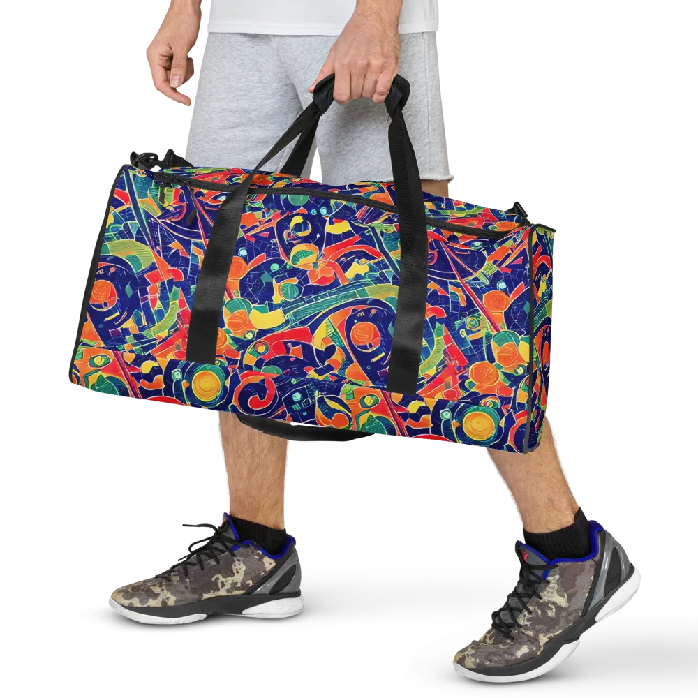 Solar Syntax on Duffle Bag — Front