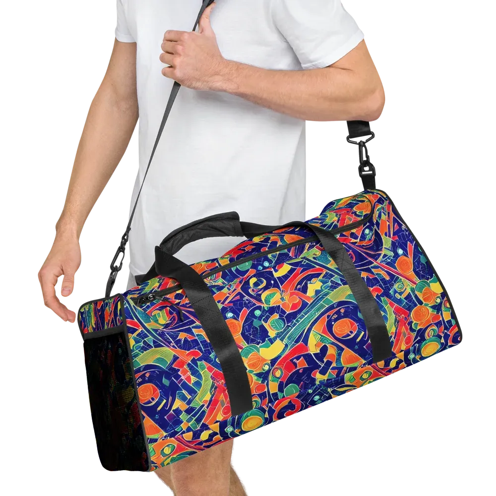 Solar Syntax on Duffle Bag — Right Front