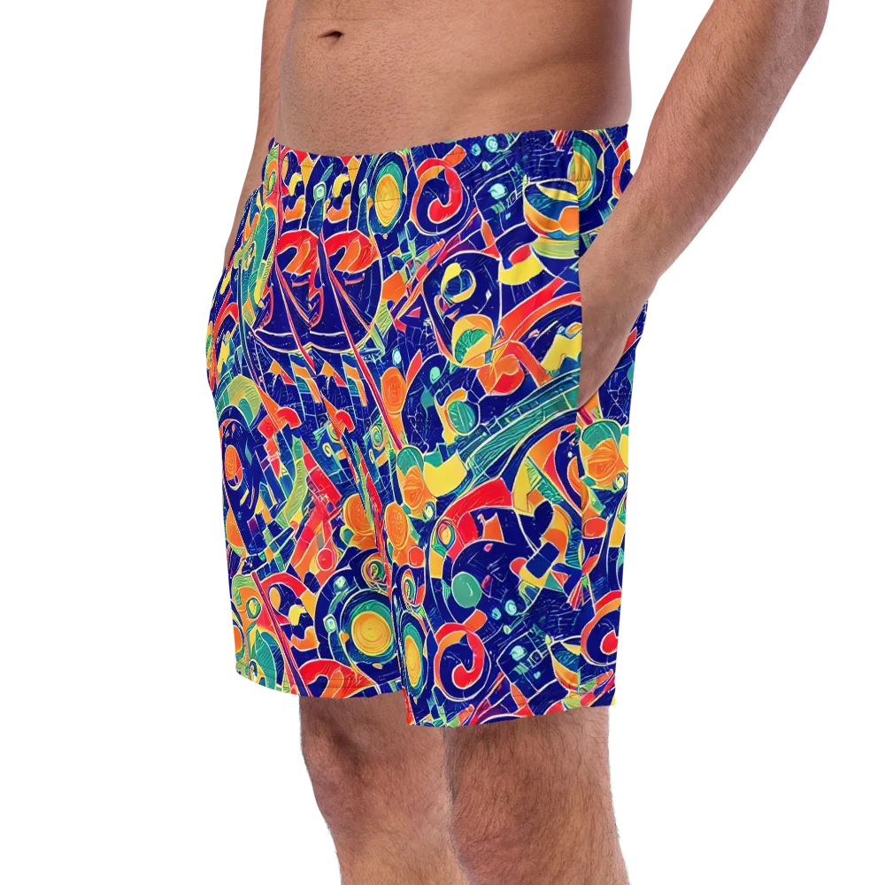 Solar Syntax on Swim Trunks — Left Front