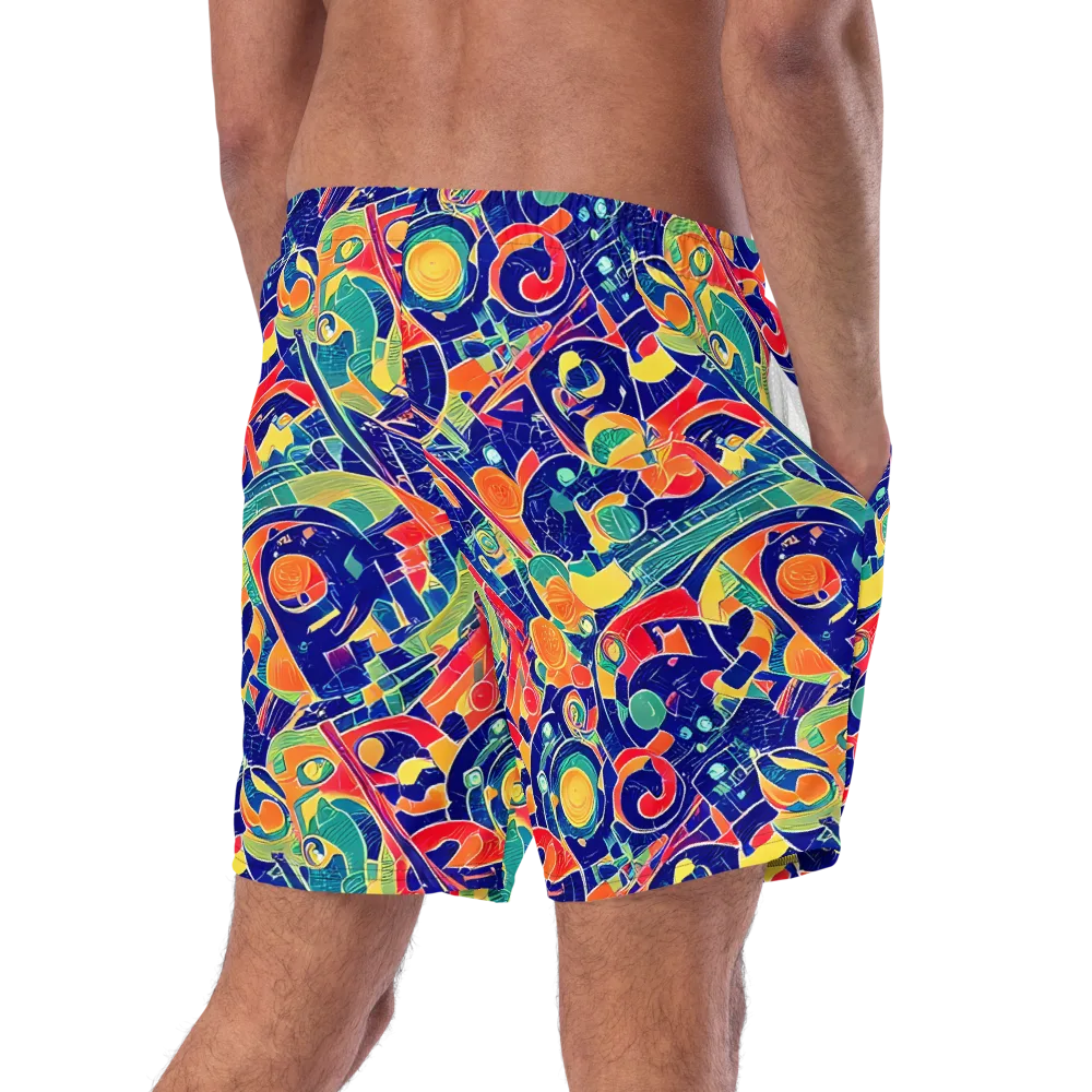 Solar Syntax on Swim Trunks — Right Back