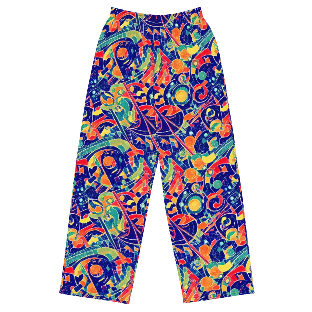 Solar Syntax on Wide-Leg Pants — Front