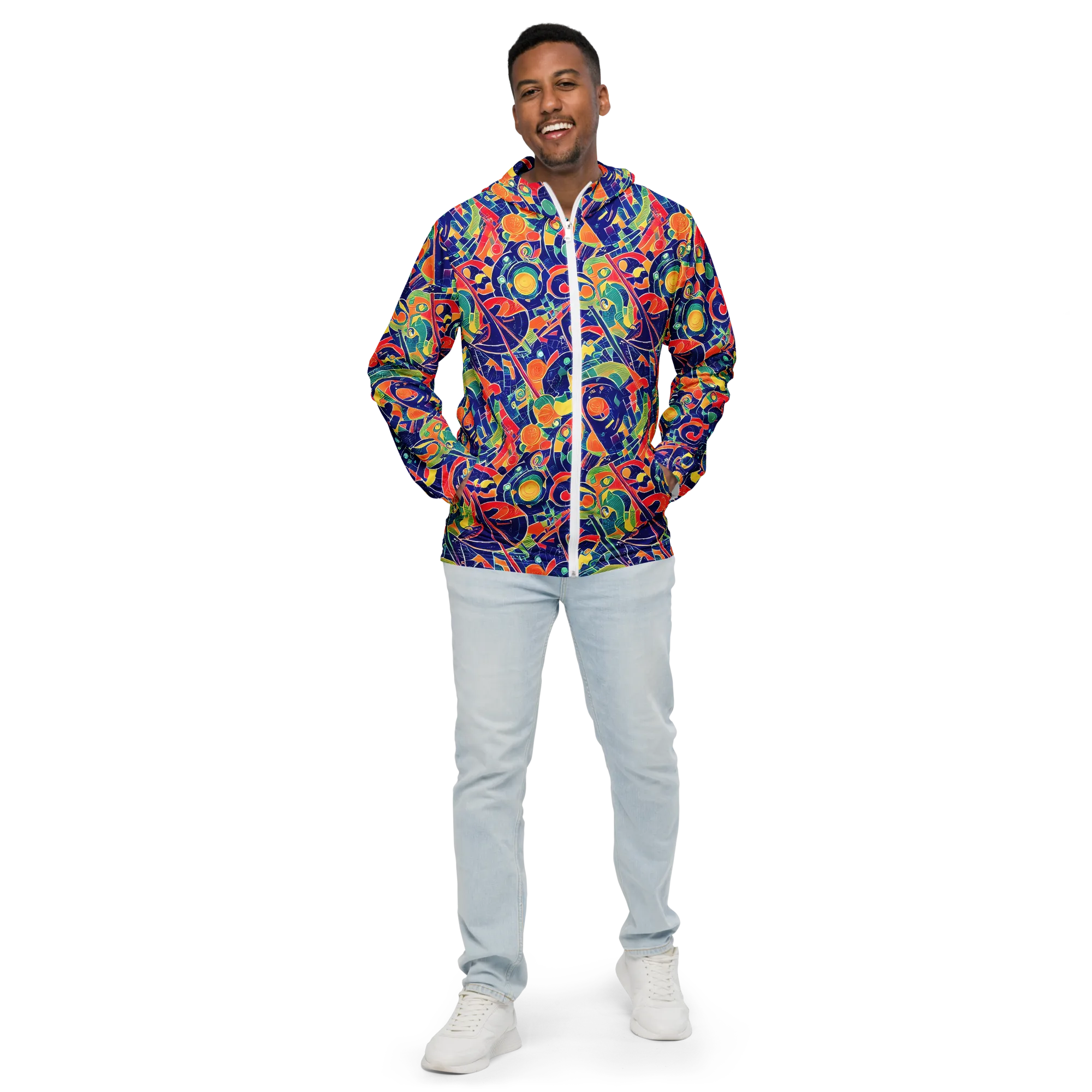 Solar Syntax on Men's Windbreaker — Front