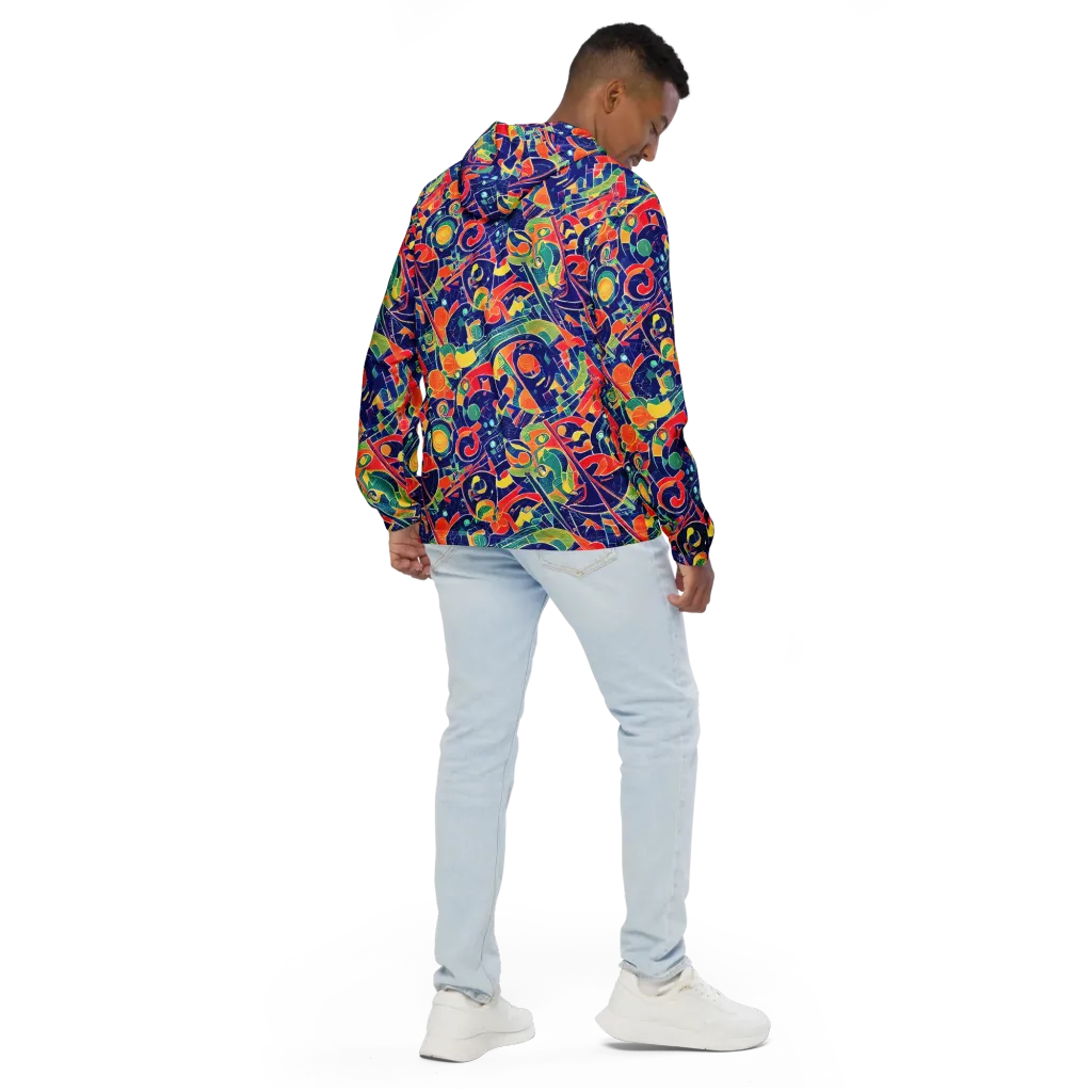Solar Syntax on Men's Windbreaker — Back