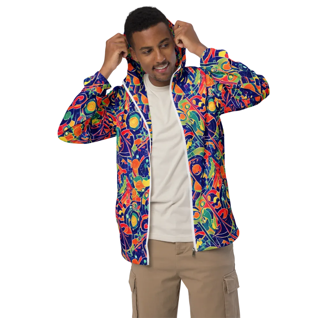 Solar Syntax on Men's Windbreaker — Front