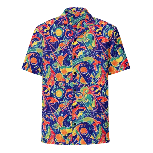 Solar Syntax on a Button Shirt