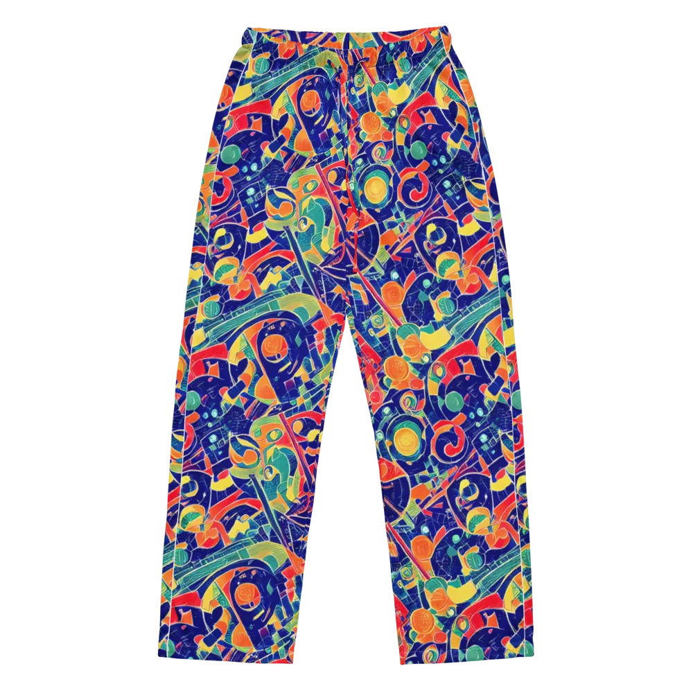 Solar Syntax on Women's Pajama Pants — Front